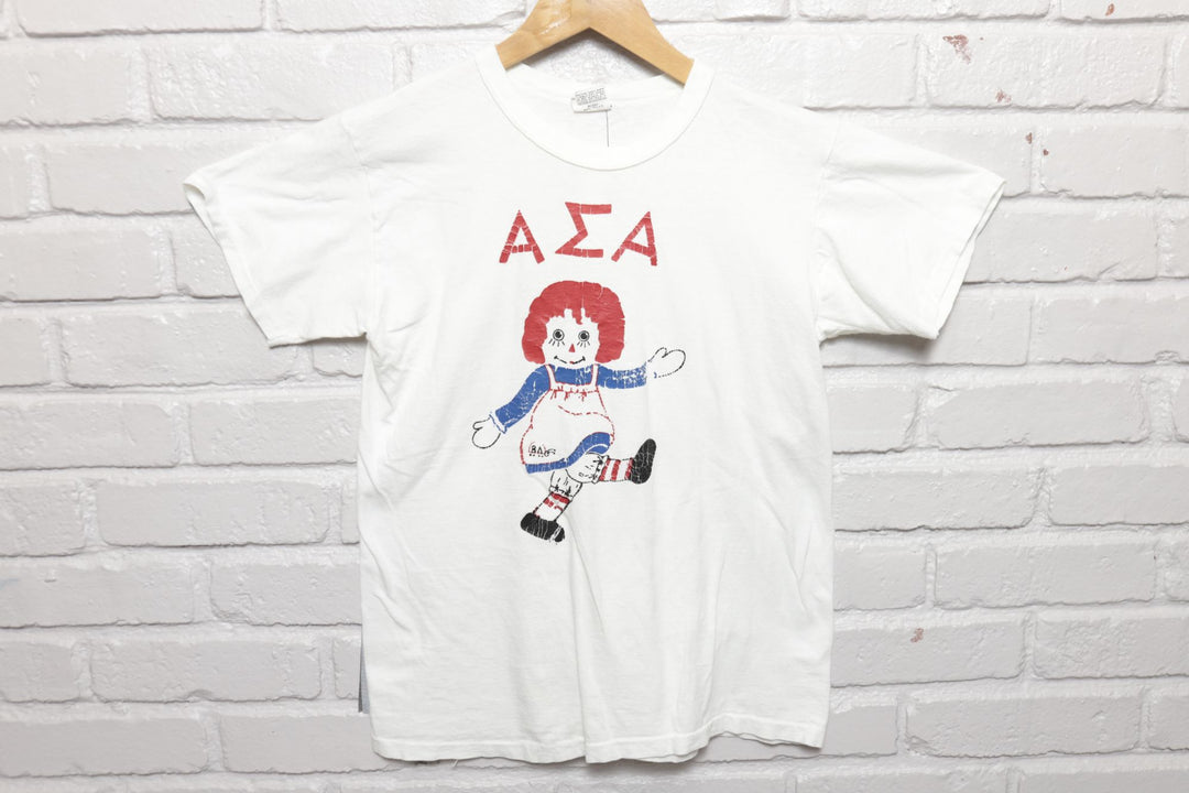 Alpha Sigma Alpha Vintage T Shirt 80s  Medium