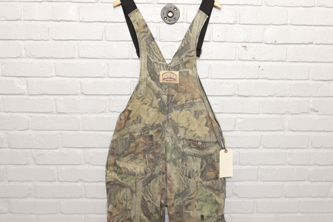 Pella Advantage Timber Camo Vintage Overalls 40/31.5 2000s