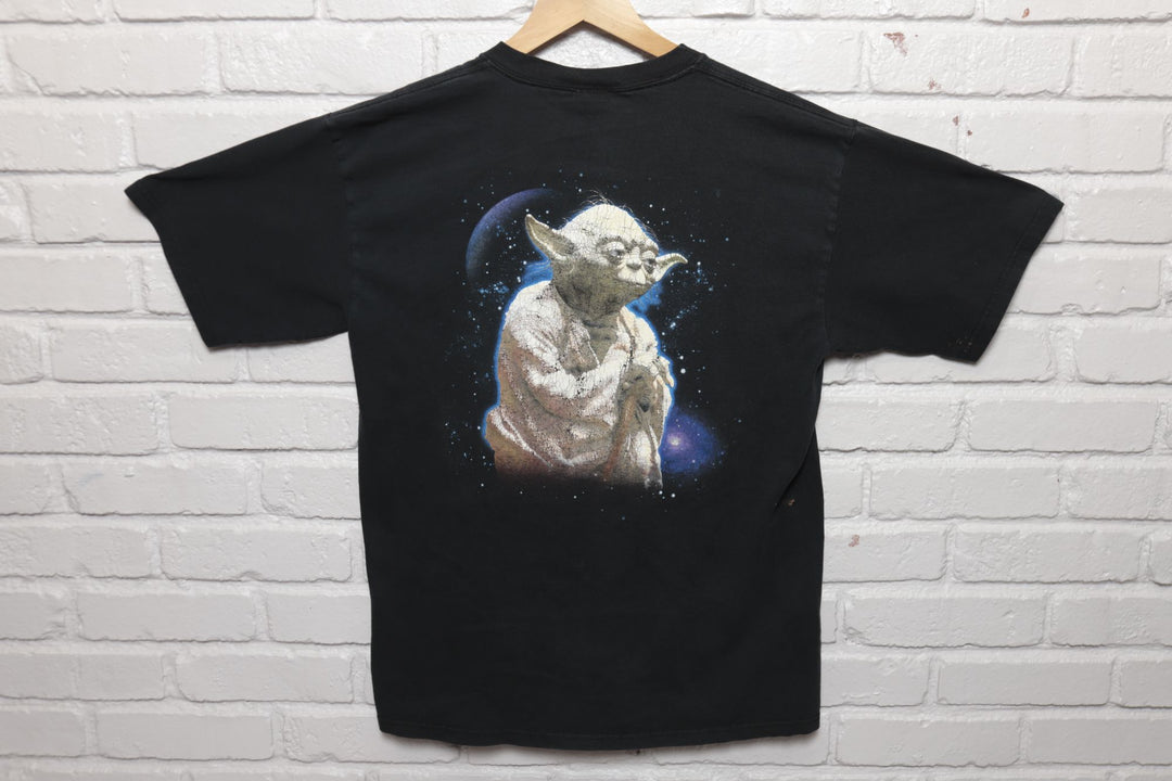 Yoda Star Wars Vintage T Shirt 2000s Large