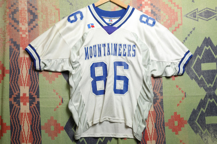Rogers Arkansas Mountaineers Vintage Russell Jersey Medium 90s