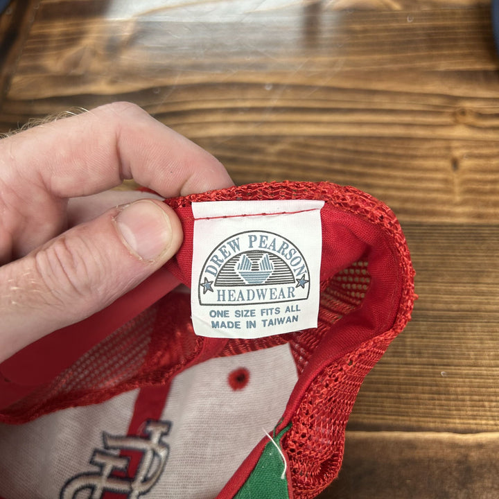 St Louis Cardinals Vintage Drew Pearson Snapback Trucker Hat 90s