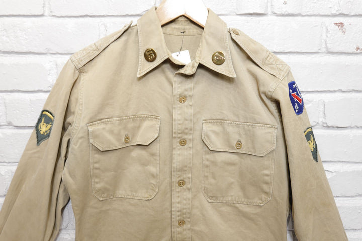 US Military Medic Vintage Shirt Medium 60s