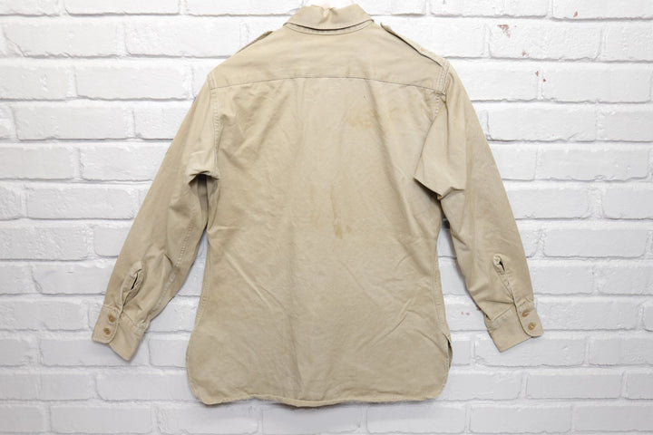 US Military Medic Vintage Shirt Medium 60s