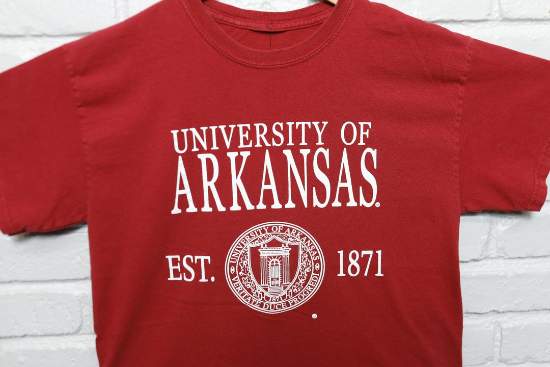 University of Arkansas Crest Vintage T Shirt Medium 2000s