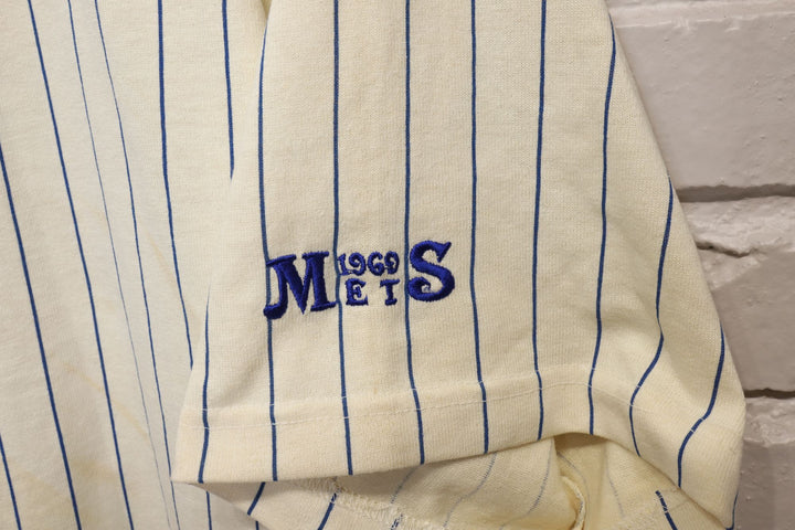 90s Vintage New York Mets Cooperstown Classics Starter Jersey Size Large