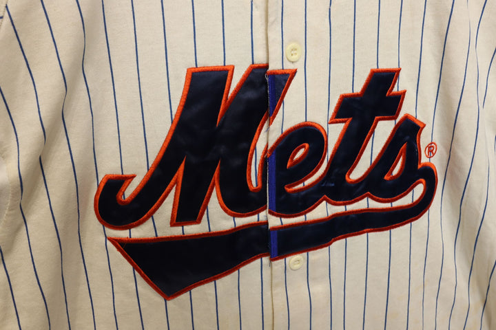 90s Vintage New York Mets Cooperstown Classics Starter Jersey Size Large