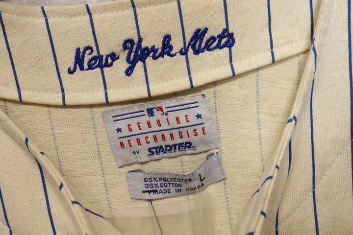 90s Vintage New York Mets Cooperstown Classics Starter Jersey Size Large