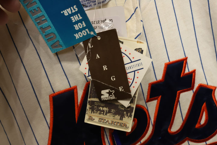 90s Vintage New York Mets Cooperstown Classics Starter Jersey Size Large
