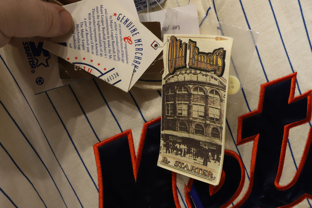 90s Vintage New York Mets Cooperstown Classics Starter Jersey Size Large