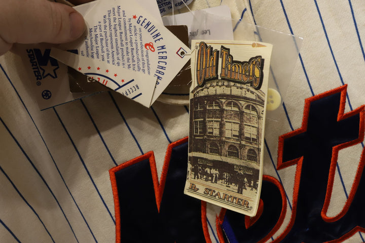 90s Vintage New York Mets Cooperstown Classics Starter Jersey Size Large