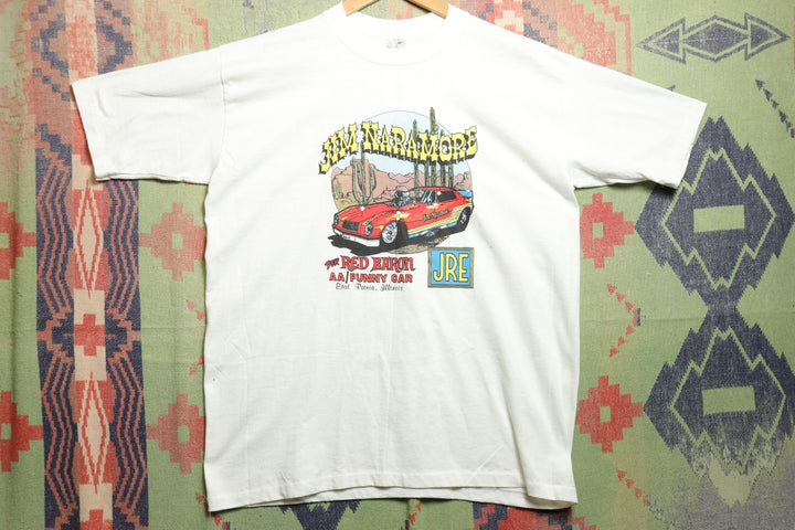 Jim Naramore Red baron Vintage Racing T Shirt XL 70s
