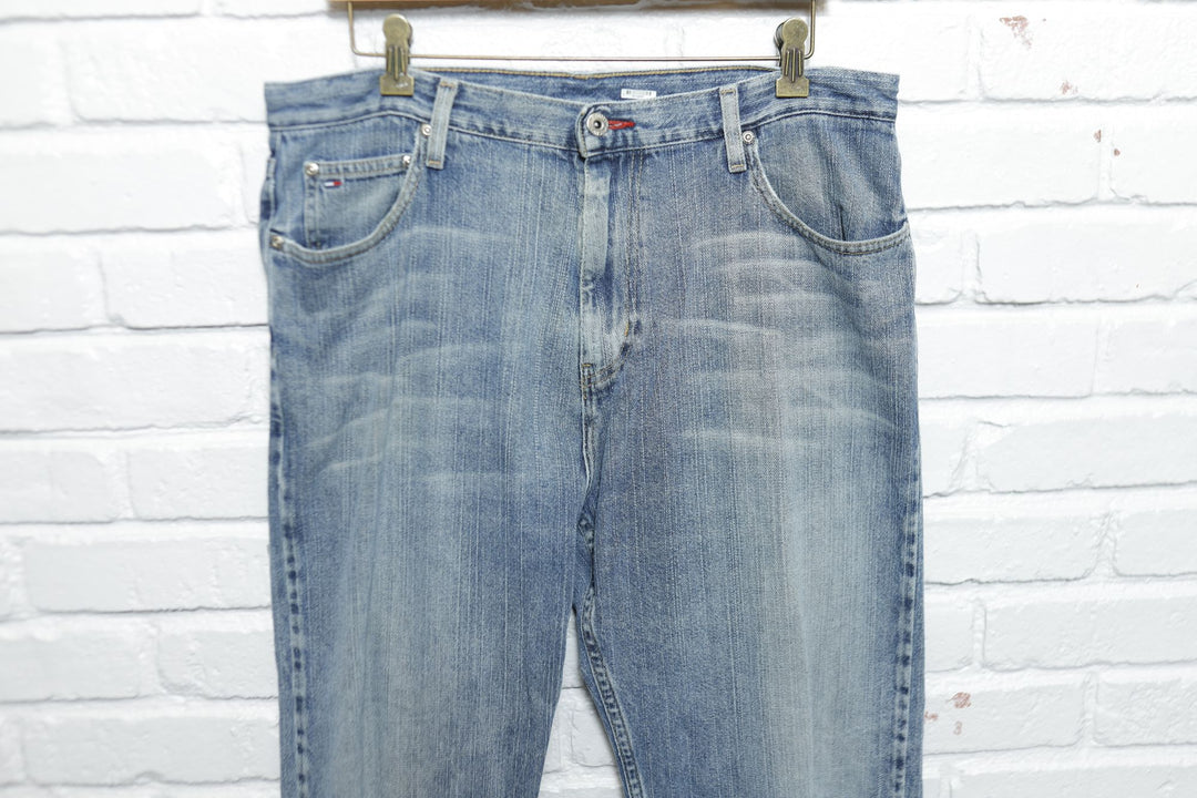Tommy Hilfiger Vintage Y2k Faded Jeans 2000s 35/31.5