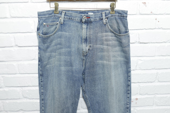 Tommy Hilfiger Vintage Y2k Faded Jeans 2000s 35/31.5
