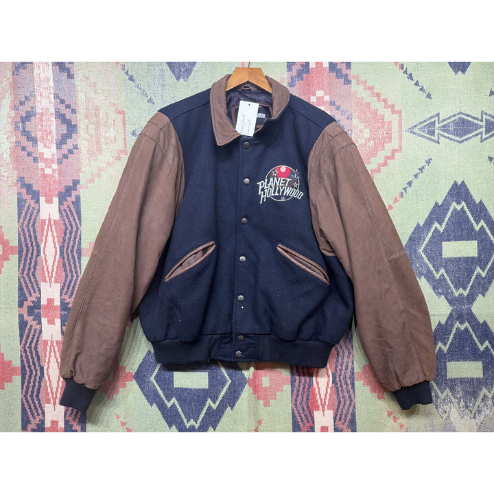 Planet Hollywood Las Vegas Vintage Varsity Jacket Medium 90s