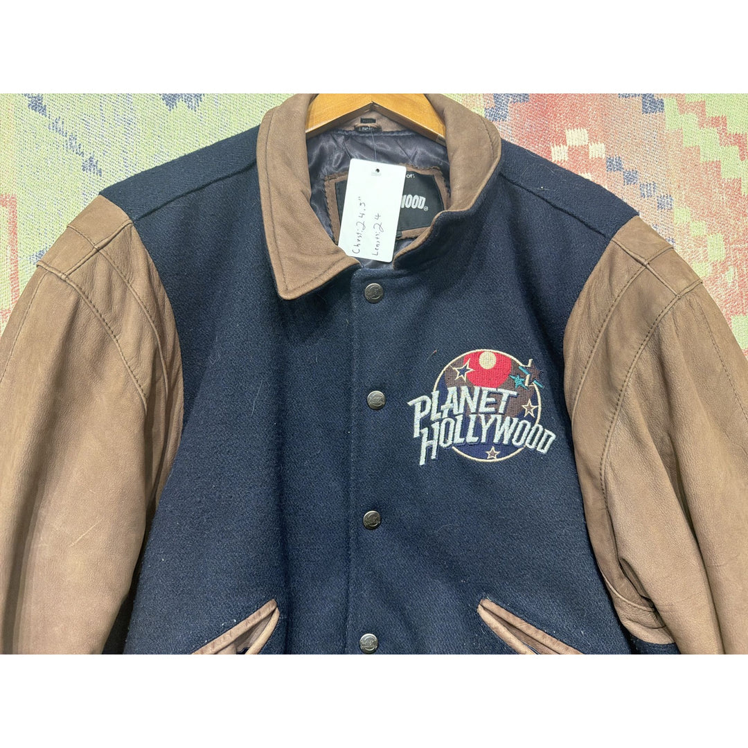 Planet Hollywood Las Vegas Vintage Varsity Jacket Medium 90s