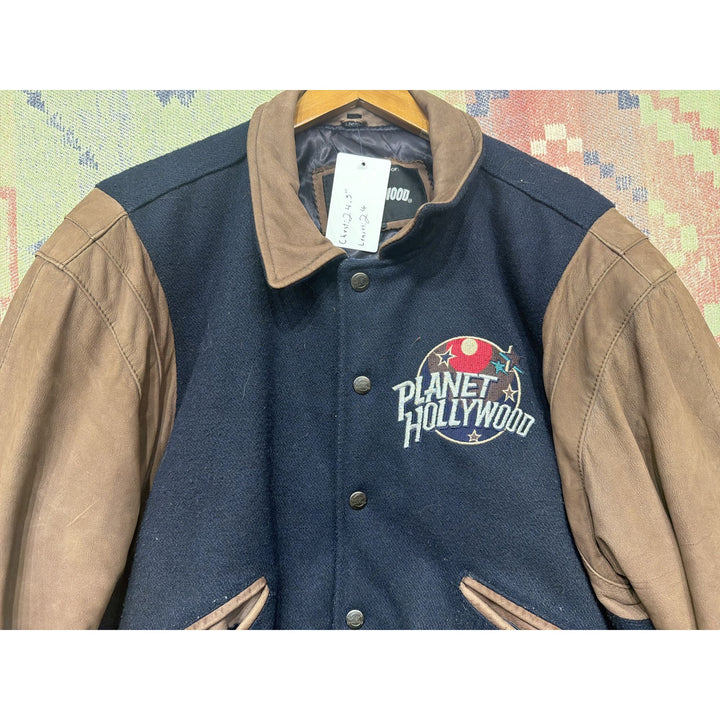 Planet Hollywood Las Vegas Vintage Varsity Jacket Medium 90s