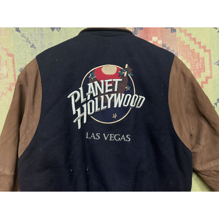 Planet Hollywood Las Vegas Vintage Varsity Jacket Medium 90s