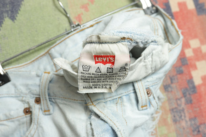 Levi's 501 Vintage Cut Off Denim Shorts 90s 27/1.5
