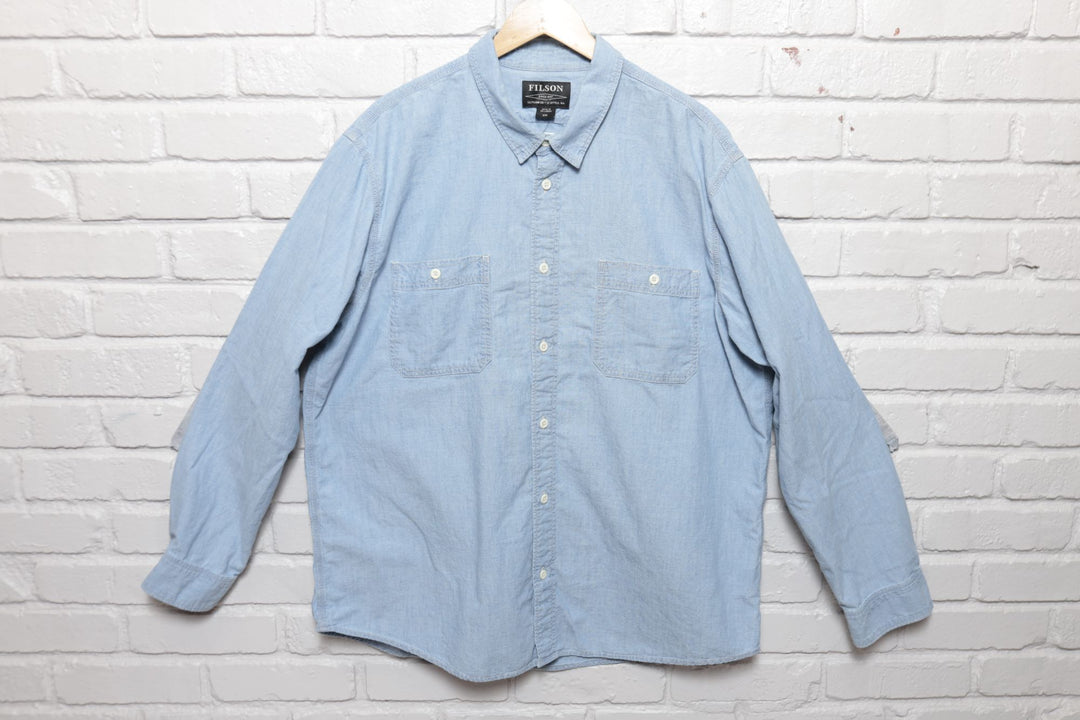 Filson Chambray Denim Shirt XXL