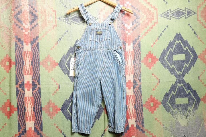 Osh Kosh B'gosh Vintage Striped Overalls 4T 2000s