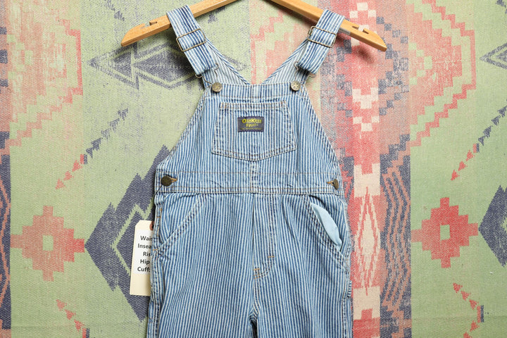 Osh Kosh B'gosh Vintage Striped Overalls 4T 2000s