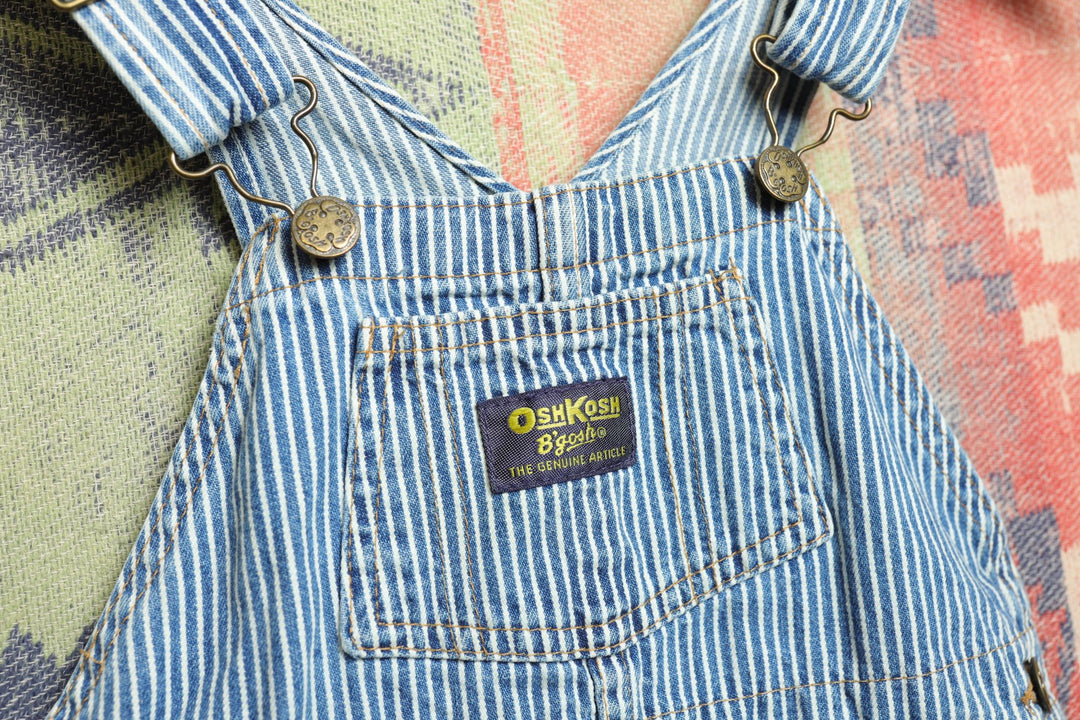 Osh Kosh B'gosh Vintage Striped Overalls 4T 2000s
