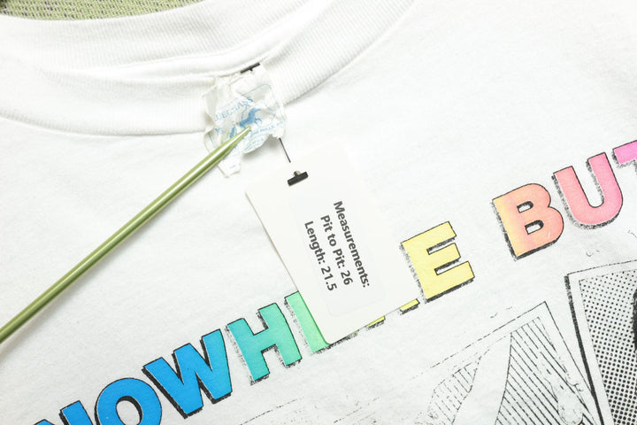 Nowhere Butt Vintage Crop T Shirt XL 90s