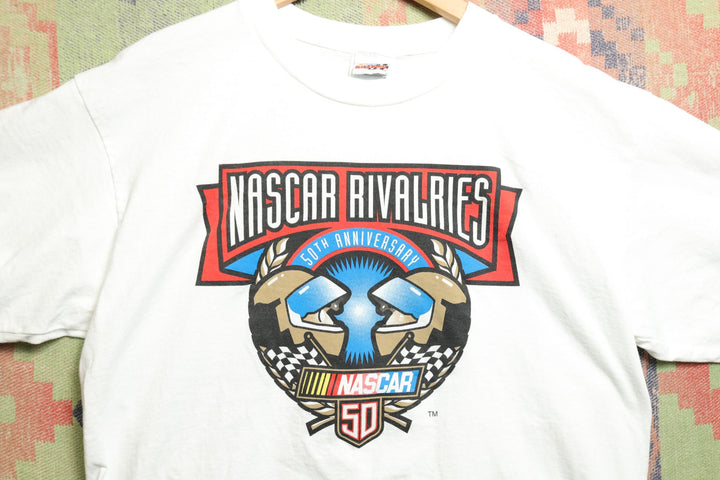 Nascar Rivalries Racing Vintage T Shirt Large 90s