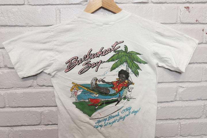 80s Vintage Buckwheat Spring Break T Shirt Size Small