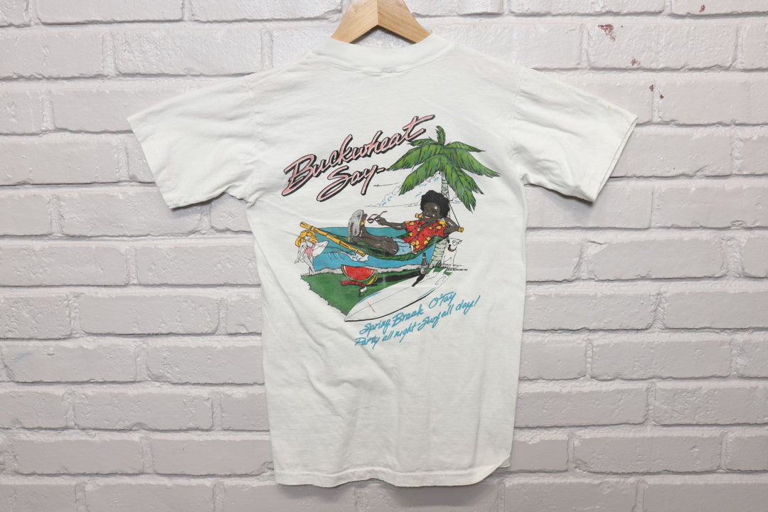 80s Vintage Buckwheat Spring Break T Shirt Size Small