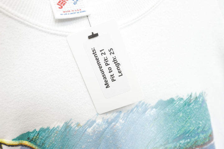 Key West Vintage Surfing  Sweatshirt Large 90s