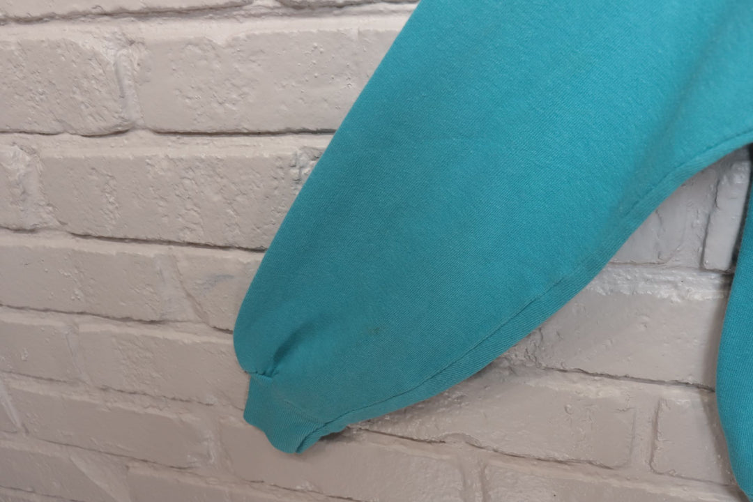 80s Vintage Steinwurtzel Blue Pullover Hoodie Size Large