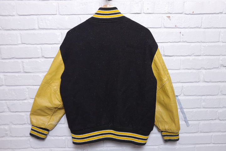 S Patch Vintage Reversible Letterman Jacket 70s Medium