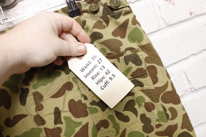 Duck Camo Vintage Lightweight Military Pants 80s Large