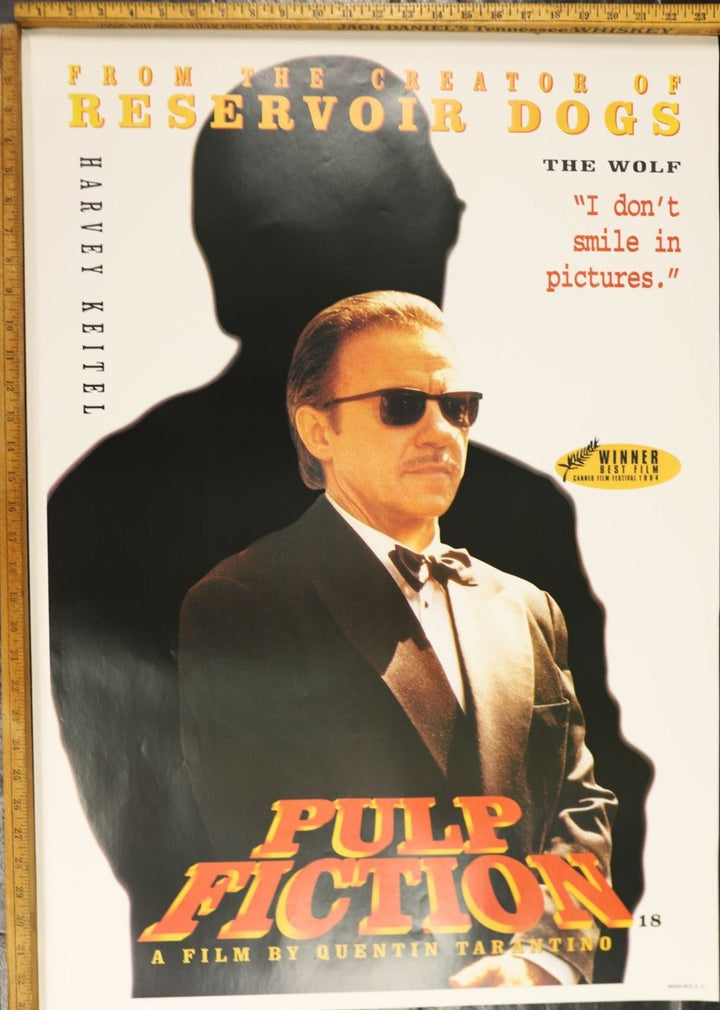 90s Vintage Pulp Fiction The wolf Poster