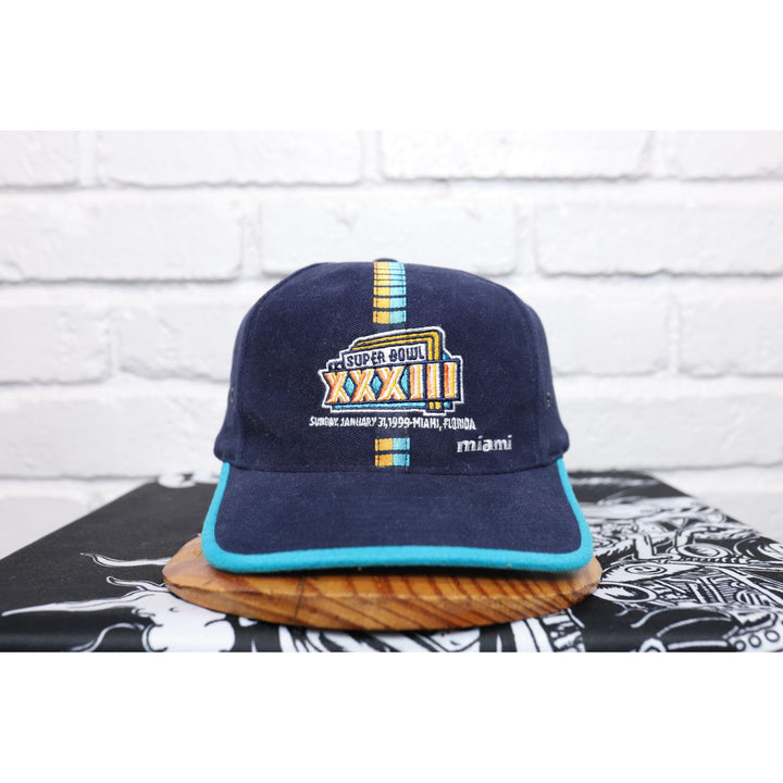 90s Vintage Super Bowl 33 Miami Logo Athletic Hat