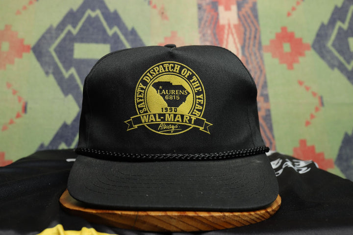 Walmart Safety Dispatch Vintage Snapback Hat 90s