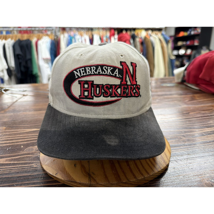 Nebraska Huskers Vintage New Era Snapback Hat 90s