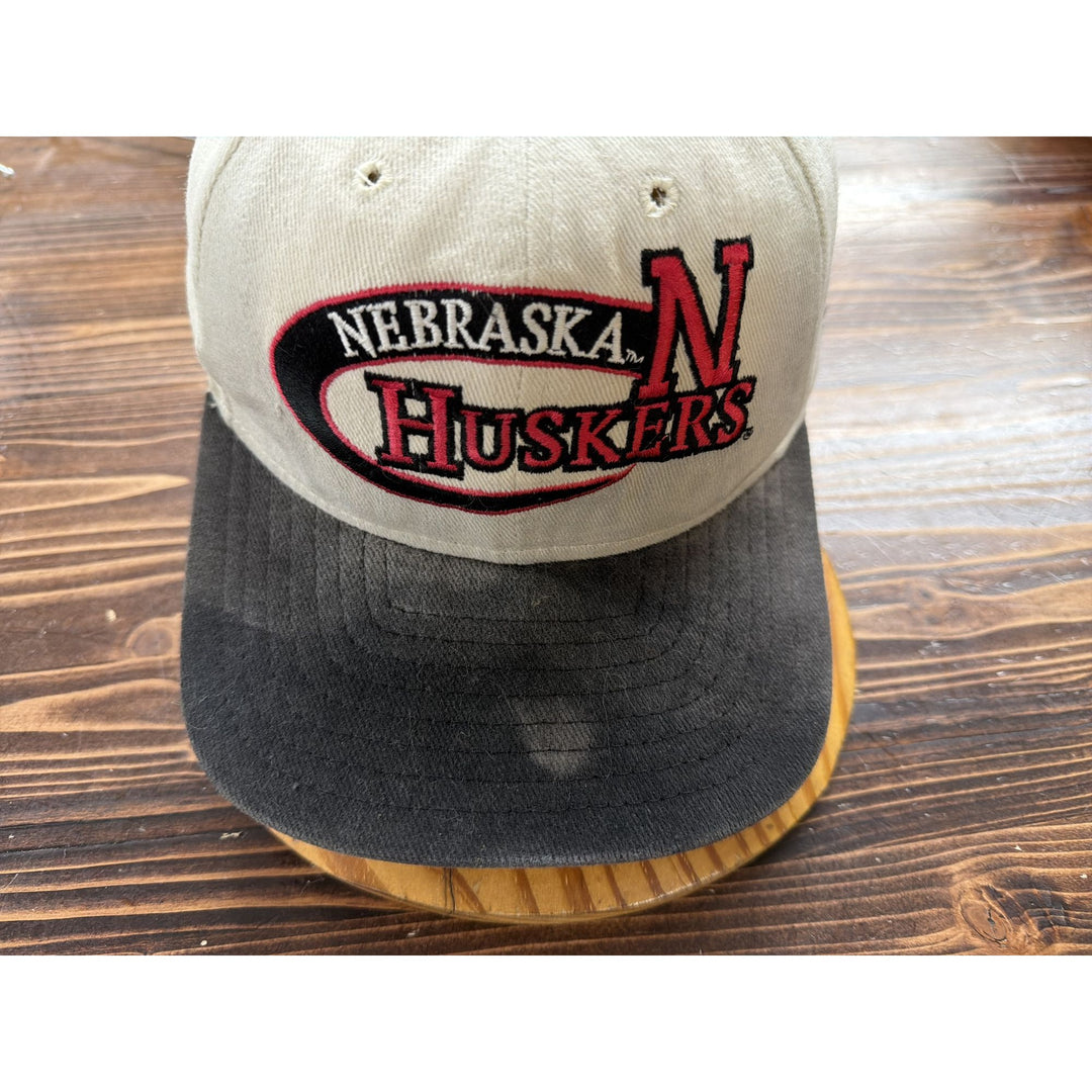 Nebraska Huskers Vintage New Era Snapback Hat 90s