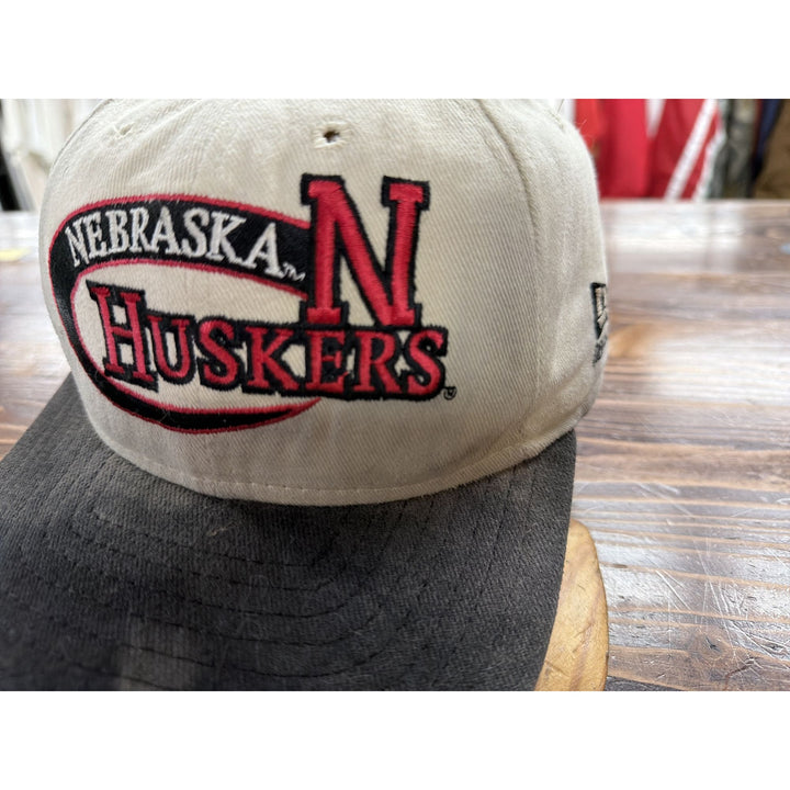 Nebraska Huskers Vintage New Era Snapback Hat 90s
