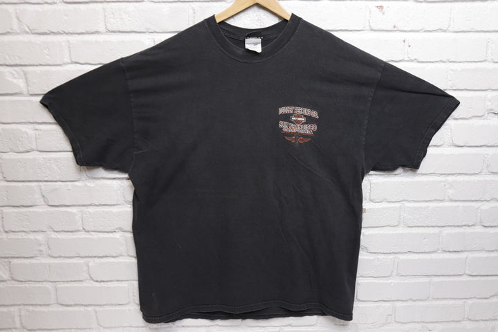 Harley Davidson Vintage San Francisco T Shirt 2000s XXL