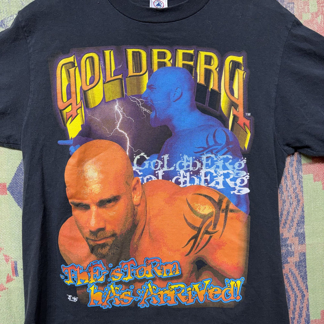 Goldberg WCW Wrestling Vintage Rap Tee T Shirt Medium 90s