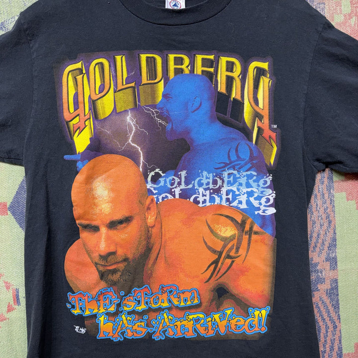 Goldberg WCW Wrestling Vintage Rap Tee T Shirt Medium 90s
