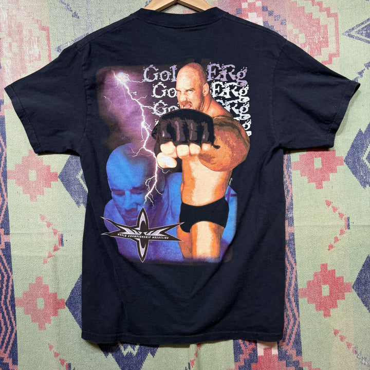 Goldberg WCW Wrestling Vintage Rap Tee T Shirt Medium 90s