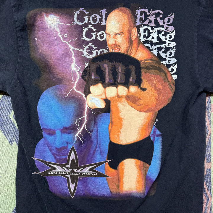 Goldberg WCW Wrestling Vintage Rap Tee T Shirt Medium 90s