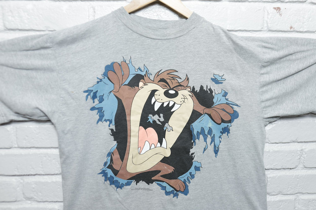 Tasmanian Devil Vintage Looney Tunes T Shirt 90s Large