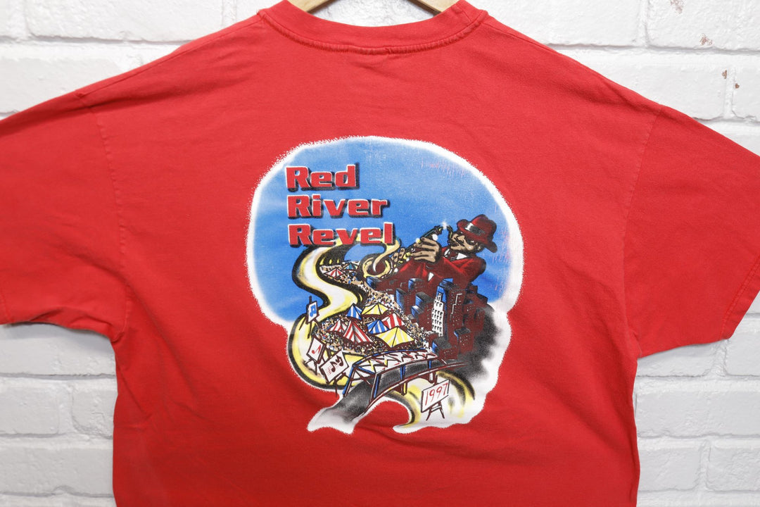 Red River Revel Vintage Jazz T Shirt XXL 90s