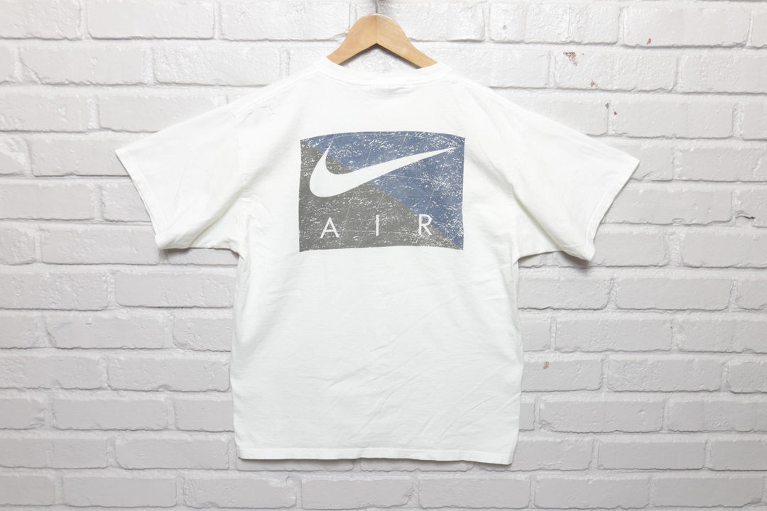 Nike Air Vintage White T Shirt 90s Medium