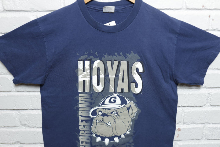 Georgetown Hoyas Vintage Champknit T Shirt 90s Large