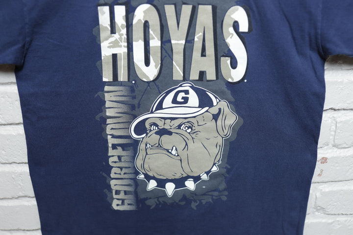 Georgetown Hoyas Vintage Champknit T Shirt 90s Large
